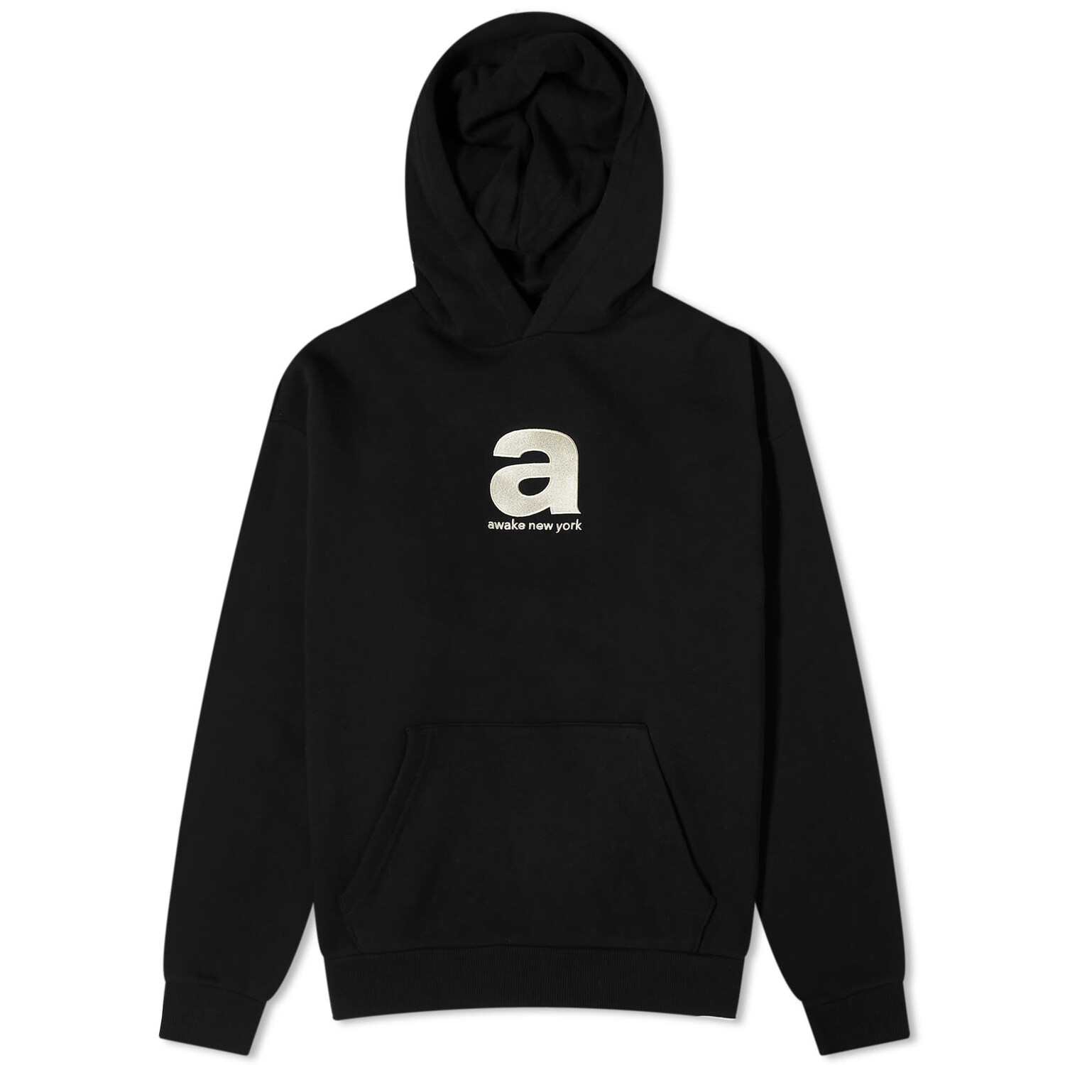 

Худи Awake Ny Bold Logo, цвет Washed Black