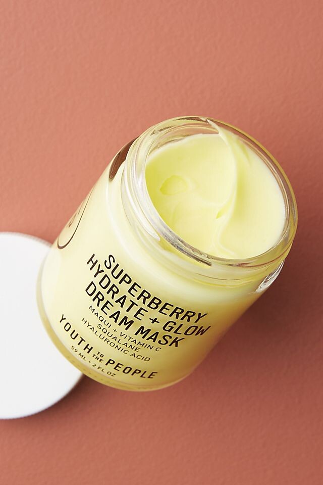 

Ночная маска для лица Youth To The People Superberry Hydrate + Glow, желтый