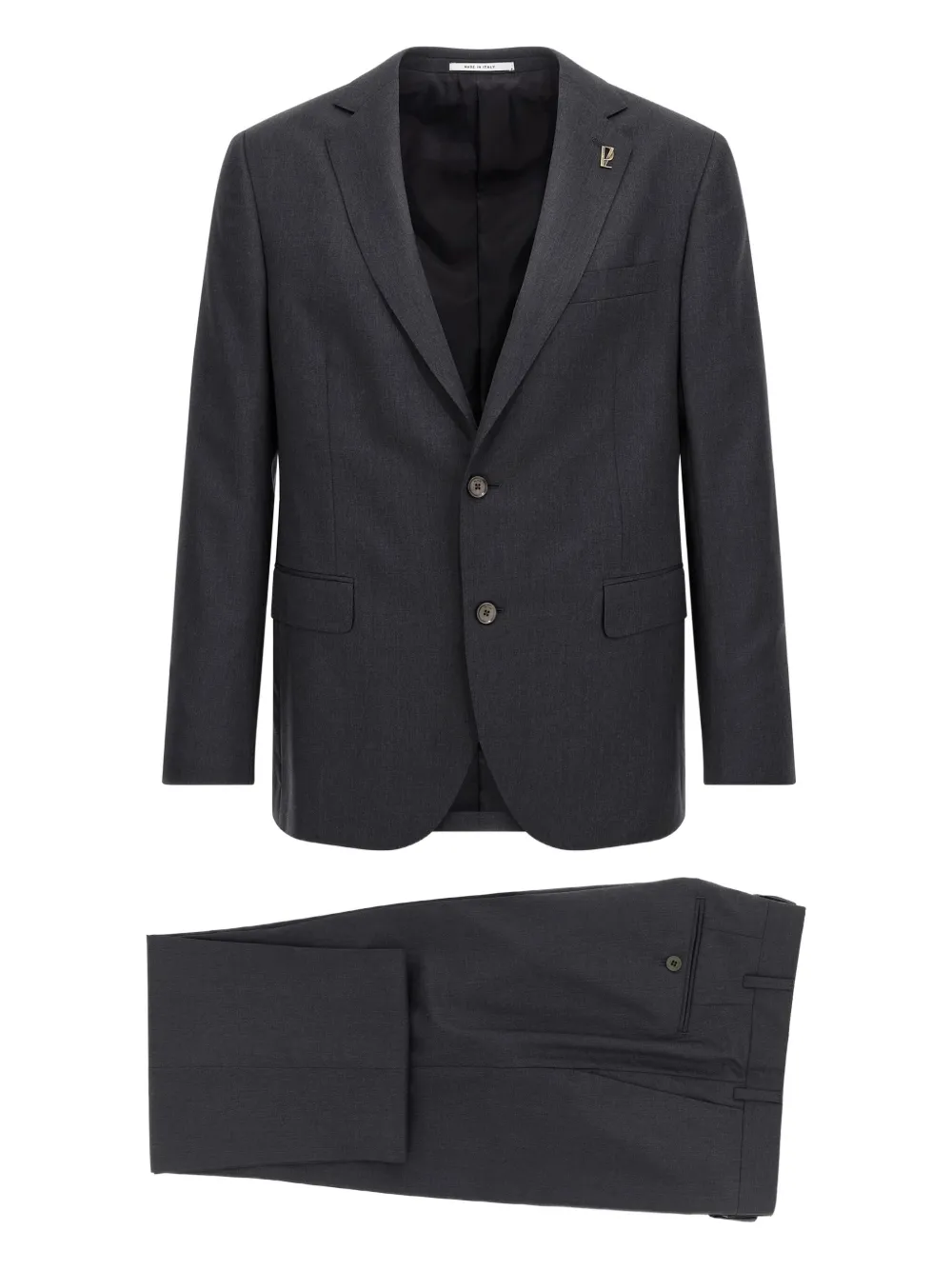 

Однобортный костюм из шерсти Pal Zileri, серый