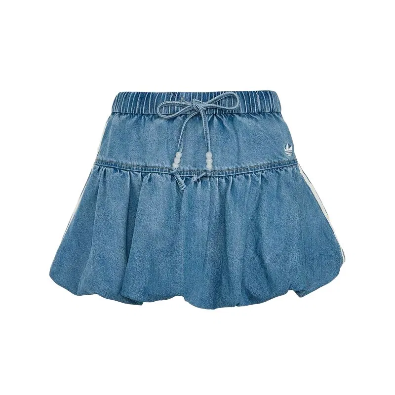Джинсовая мини-юбка Women's Adidas Originals, Light Denim Blue