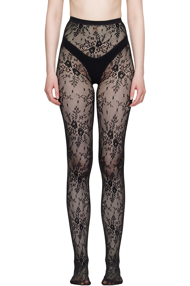 

Ажурные колготки Rosa Swedish Stockings, черный