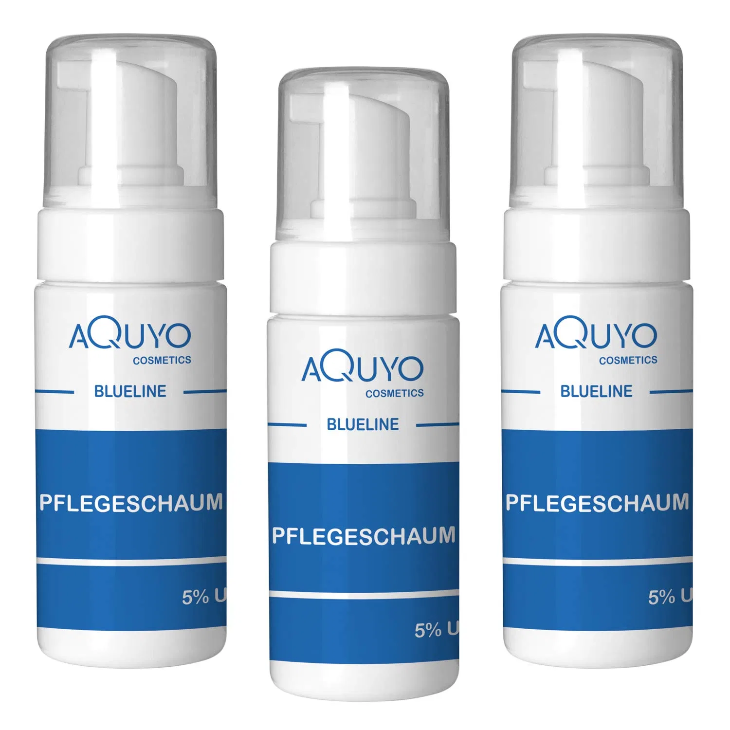 Пена Blueline с 5% мочевины для сухой кожи и ног Aquyo Cosmetics