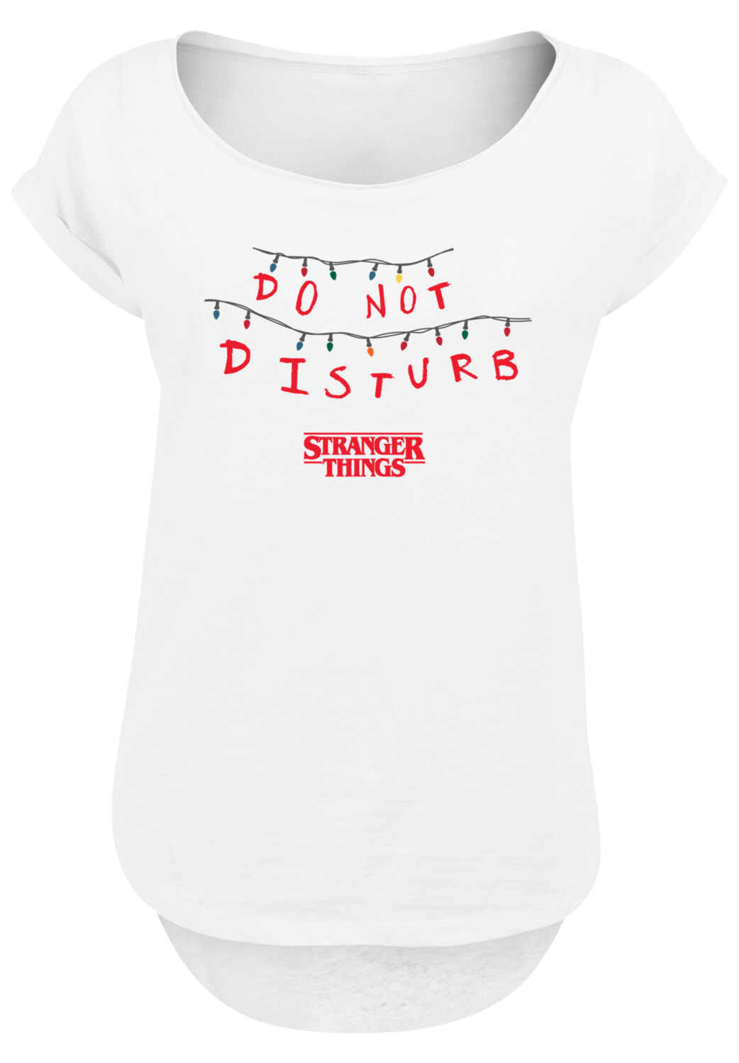 

Футболка F4NT4STIC Stranger Things Do Not Disturb Netflix TV Series, белый