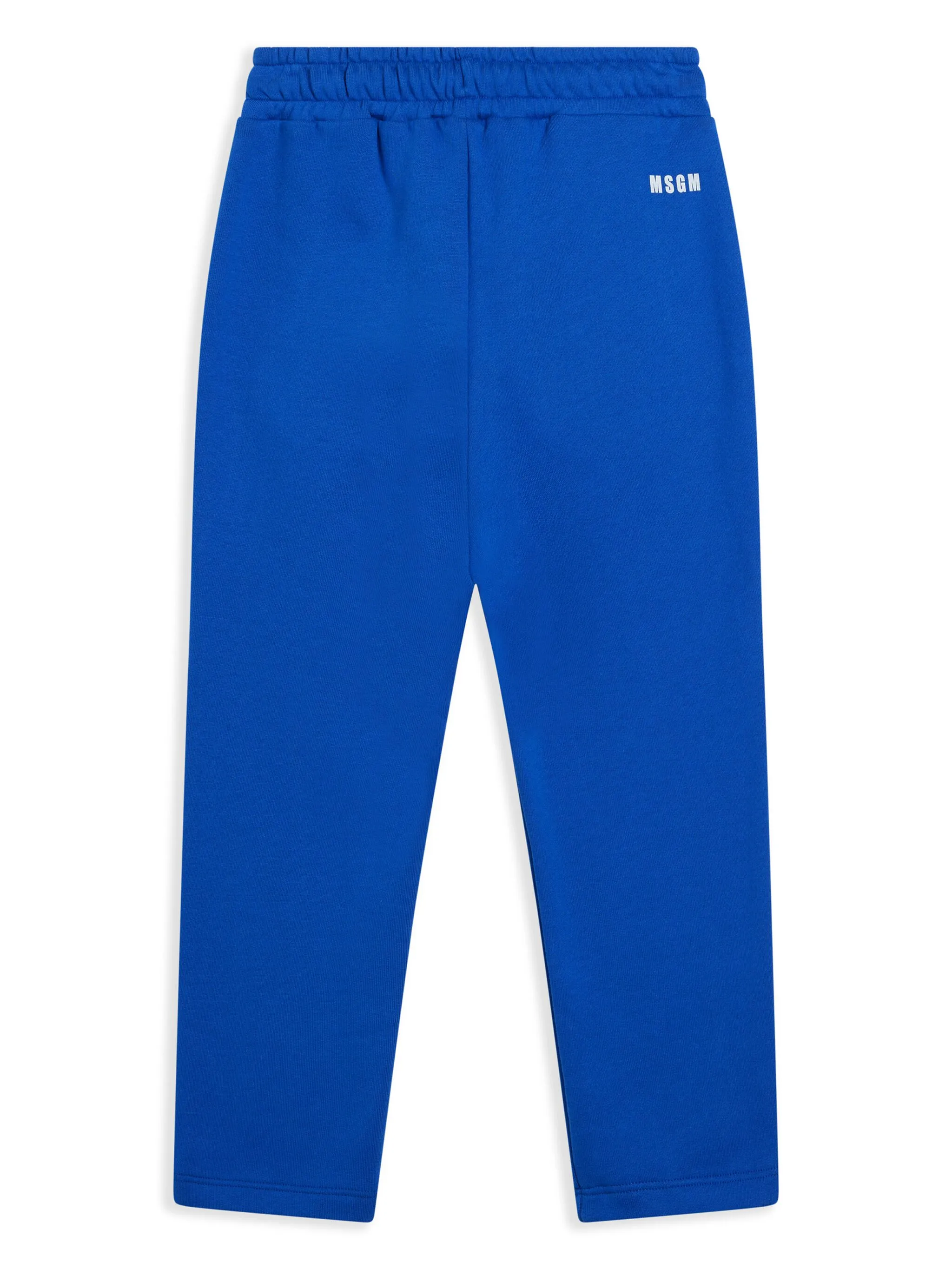 Спортивные брюки со стразами Msgm Kids, синий — фото 2