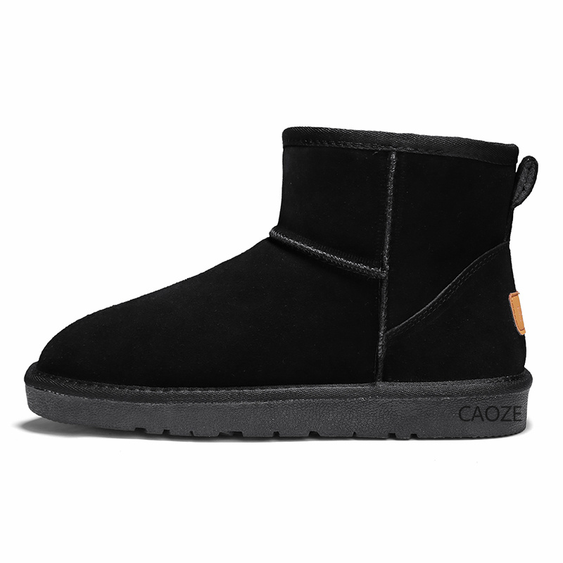 Теплые короткие зимние сапоги унисекс Shiozawa, Black