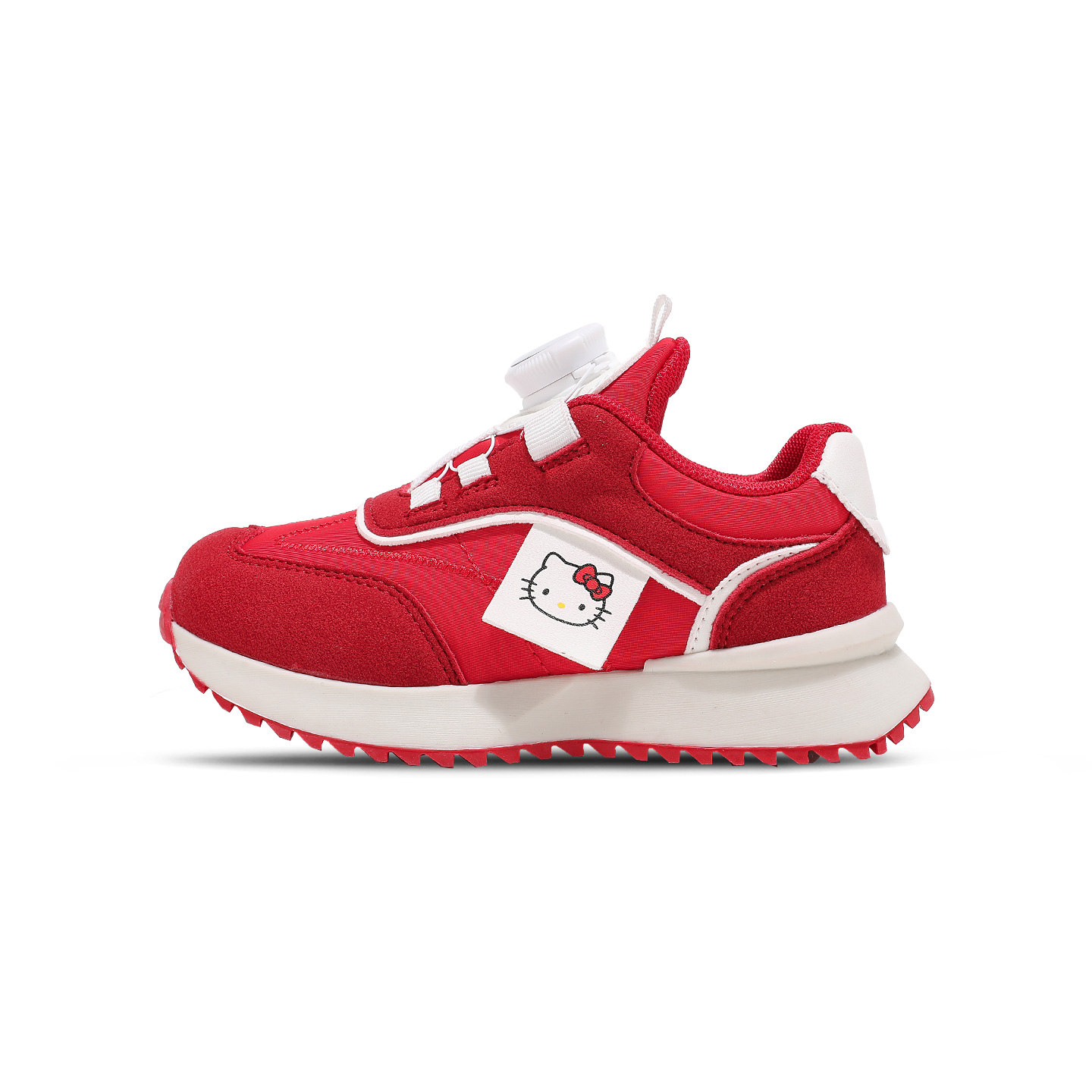 Hello Kitty x Synthetic Leather, Textile Low top детские кроссовки для повседневной носки Sanrio, розовый — фото 3