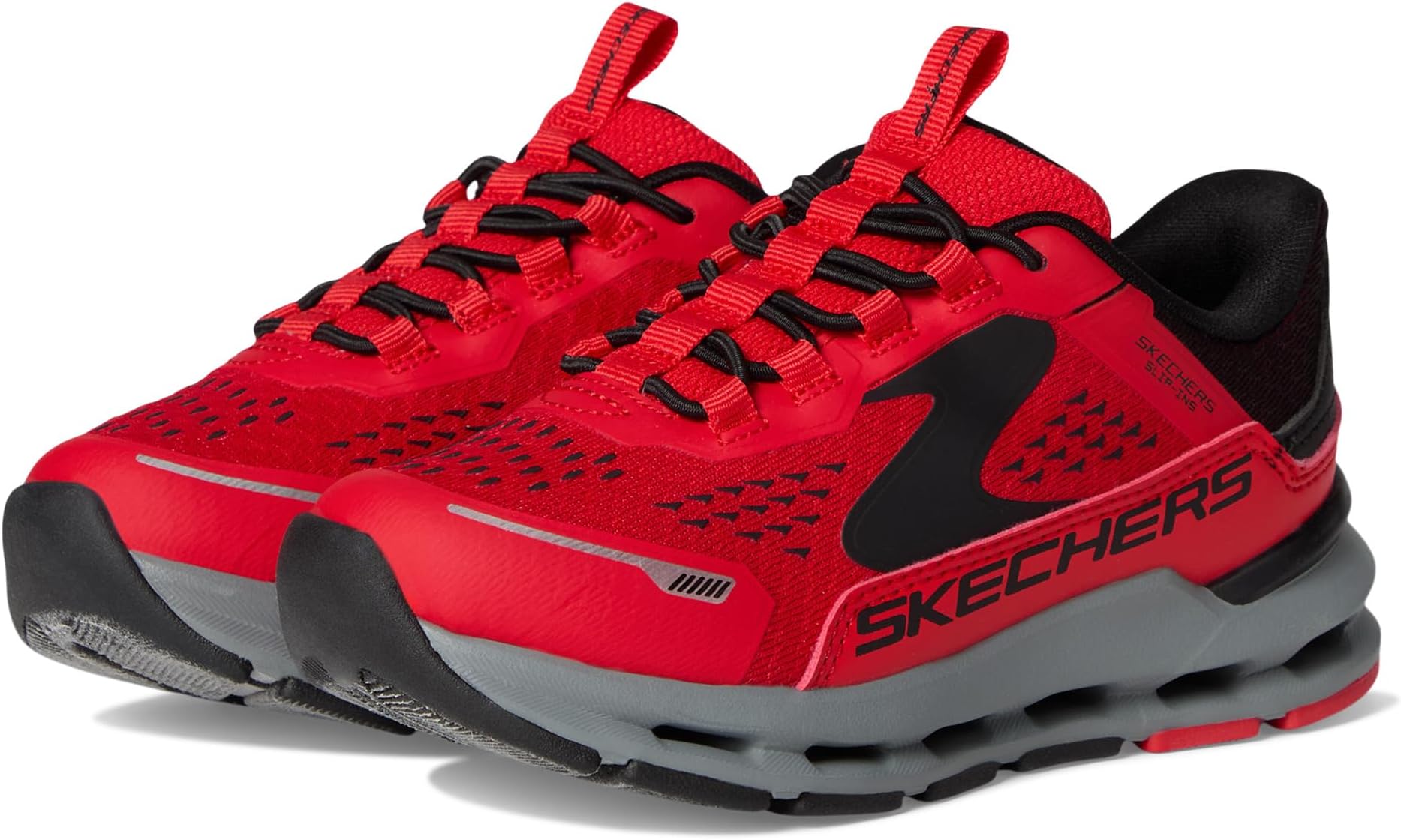 

Кроссовки SKECHERS KIDS Hands Free Slip-ins, Glide-step + Vista Lane 404203L, Red/Black