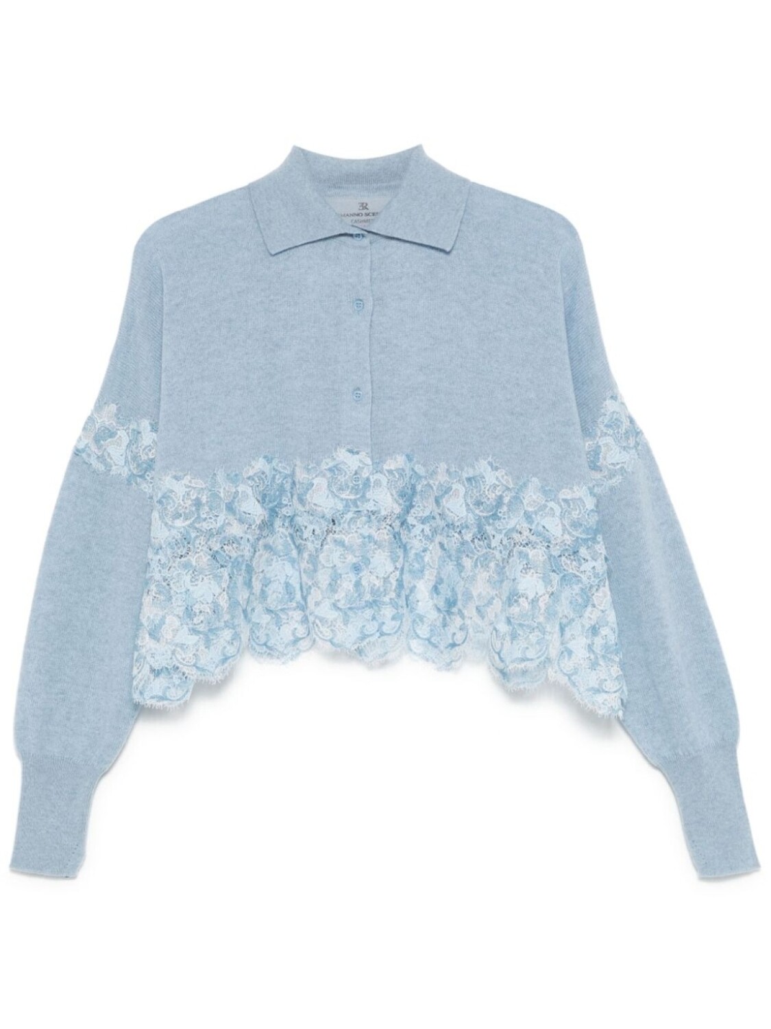 

Ermanno Scervino укороченный кардиган, синий