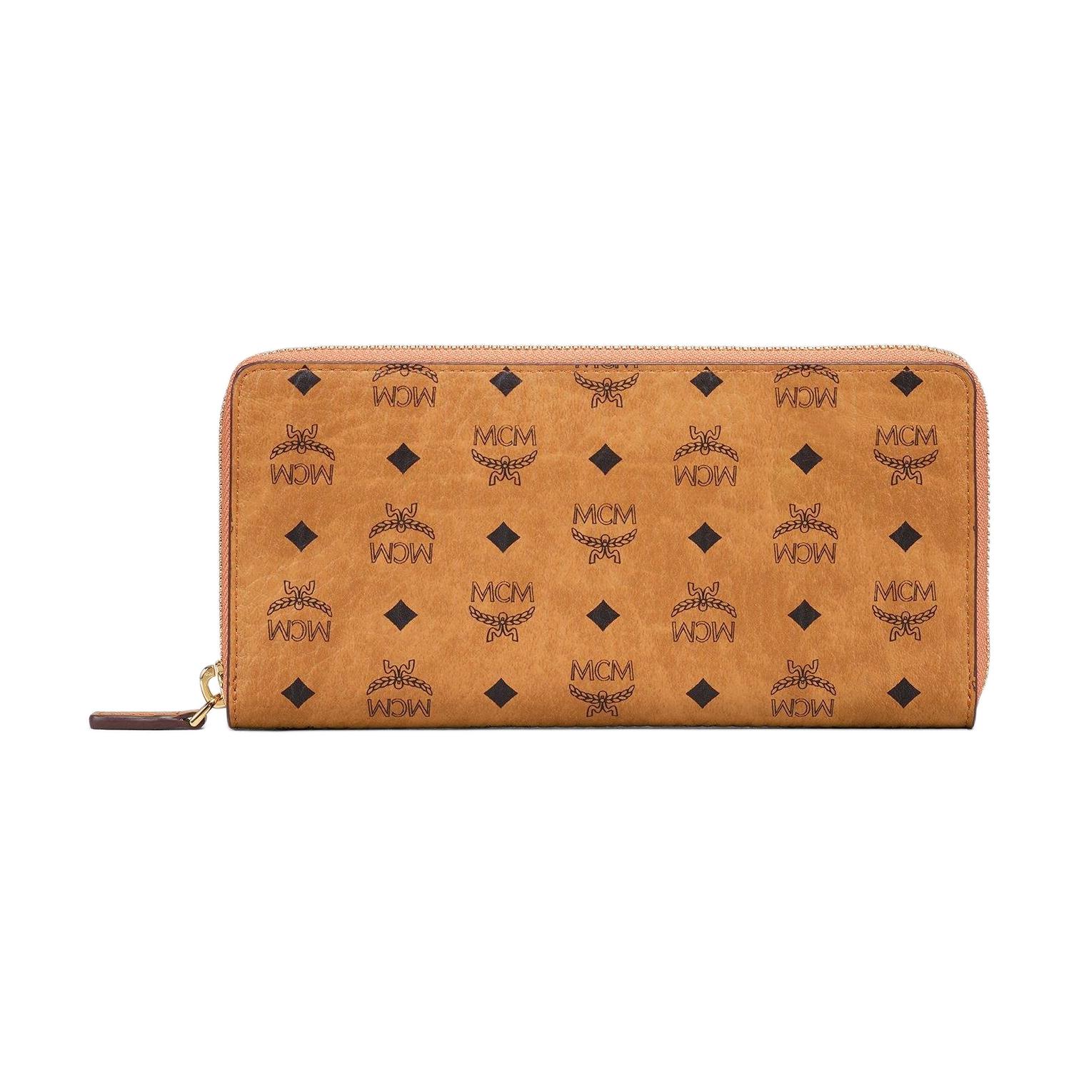 

Большой холщовый кошелек Aren Visetos, унисекс, цвет коньяк MCM, basic set (bag+dust bag)