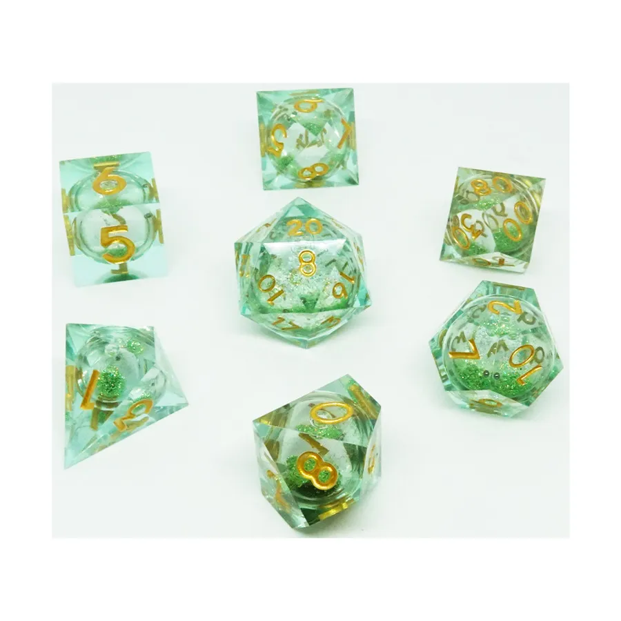 

Поликомплект расплавленной чешуи дракона (7), Liquid Core Dice