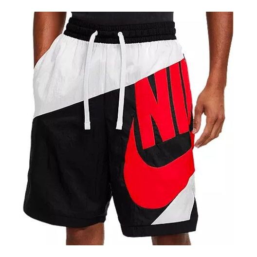 

Шорты dri-fit throwback futura casual sports basketball shorts black red blackred Nike, черный