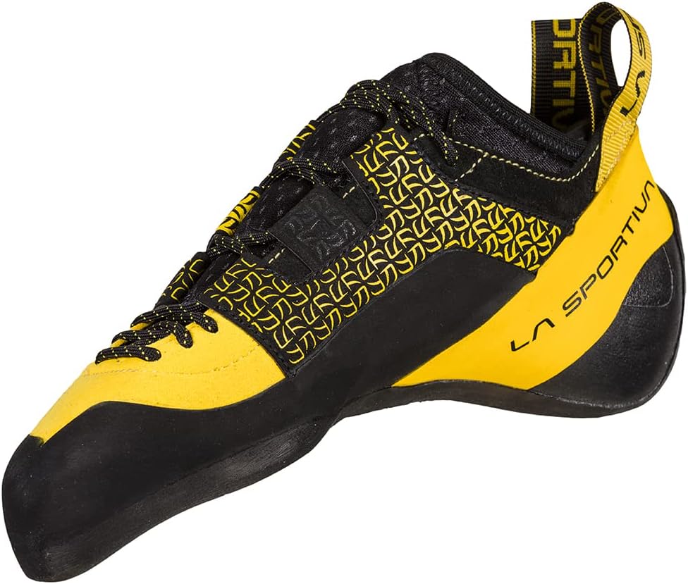 Мужские скальные туфли La Sportiva Katana Lace, черный/желтый — фото 3