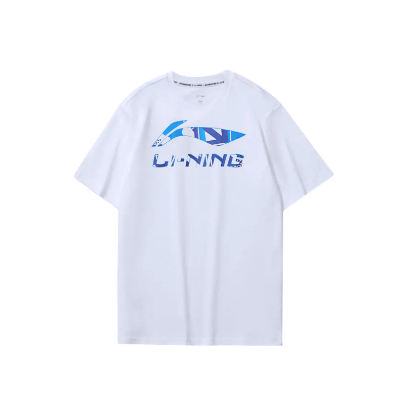

Футболка LiNing Sports Life Collection унисекс белая с большим логотипом