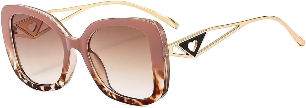 

Солнцезащитные очки Melrose Oversized Square 90s для женщин, модные очки «кошачий глаз», стильные солнцезащитные очки с защитой от УФ-излучения UV400, C4