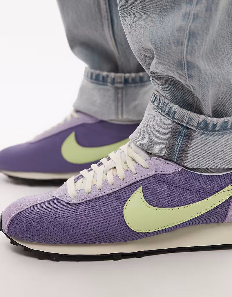 Кроссовки унисекс Nike LD-1000 фиолетового и зеленого цвета — фото 4