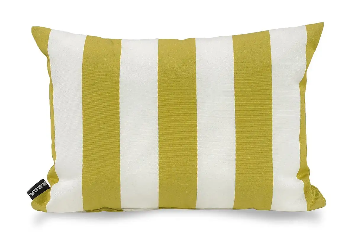 

Х.ОК.К. Подушка декоративная "Classic Stripes Outdoor", чехол с наполнителем, 1 шт H.O.C.K. 60х40 см, зеленый