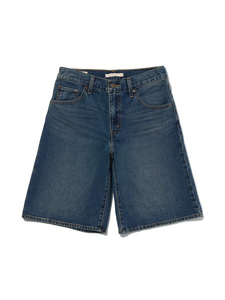 Джинсы-шорты BAGGY DAD, темно-синие Levi's, Dark Indigo - Worn In — фото 4