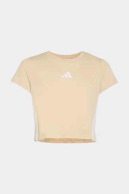 Футболка с коротким рукавом Adidas, бежевая