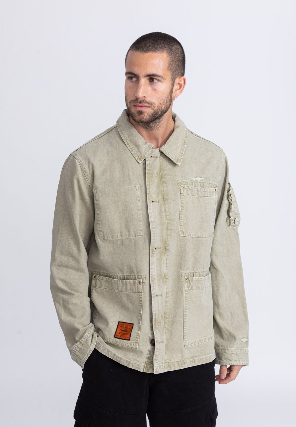 

Джинсовая куртка DAVIS Bombers, бежевый