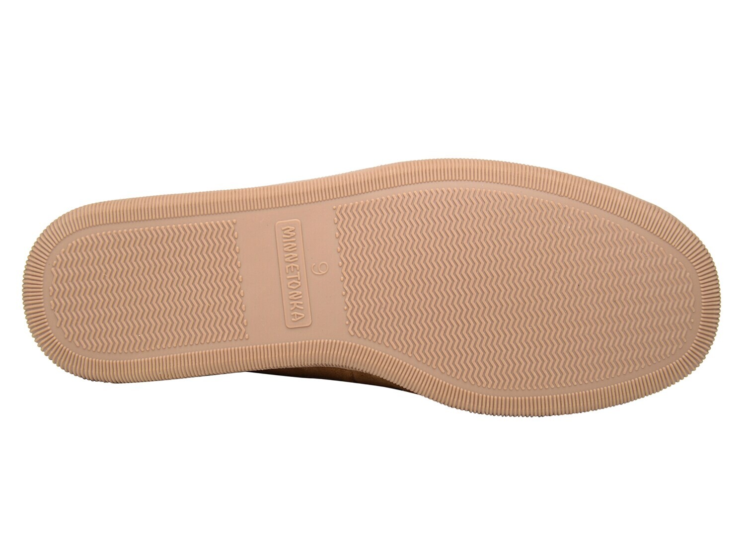 Тапочки-мокасины Minnetonka на жесткой подошве, светло-коричневый — фото 3