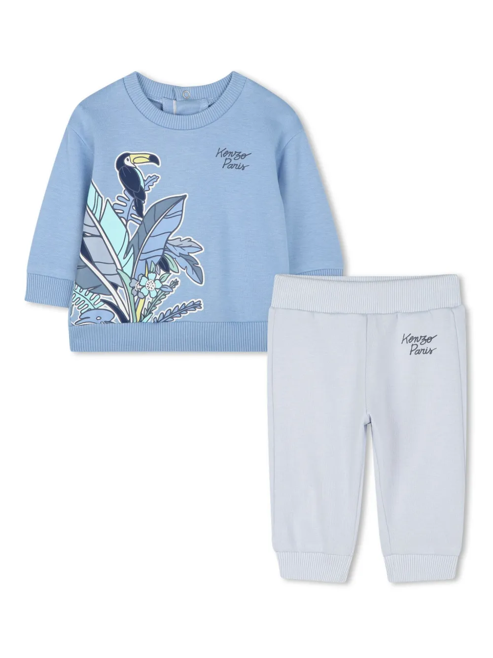 

Спортивный костюм с принтом Kenzo Kids, синий