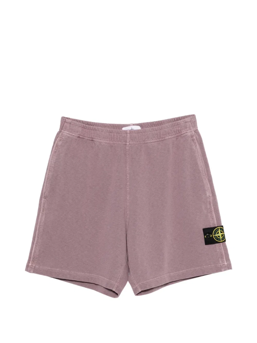 Шорты с нашивкой логотипа Stone Island, розовый
