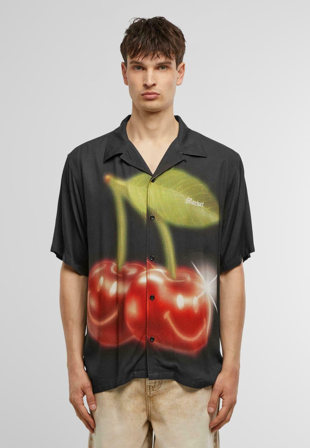 

Рубашка SMILEY CHERRIES SS BUTTON-UP Market, черный