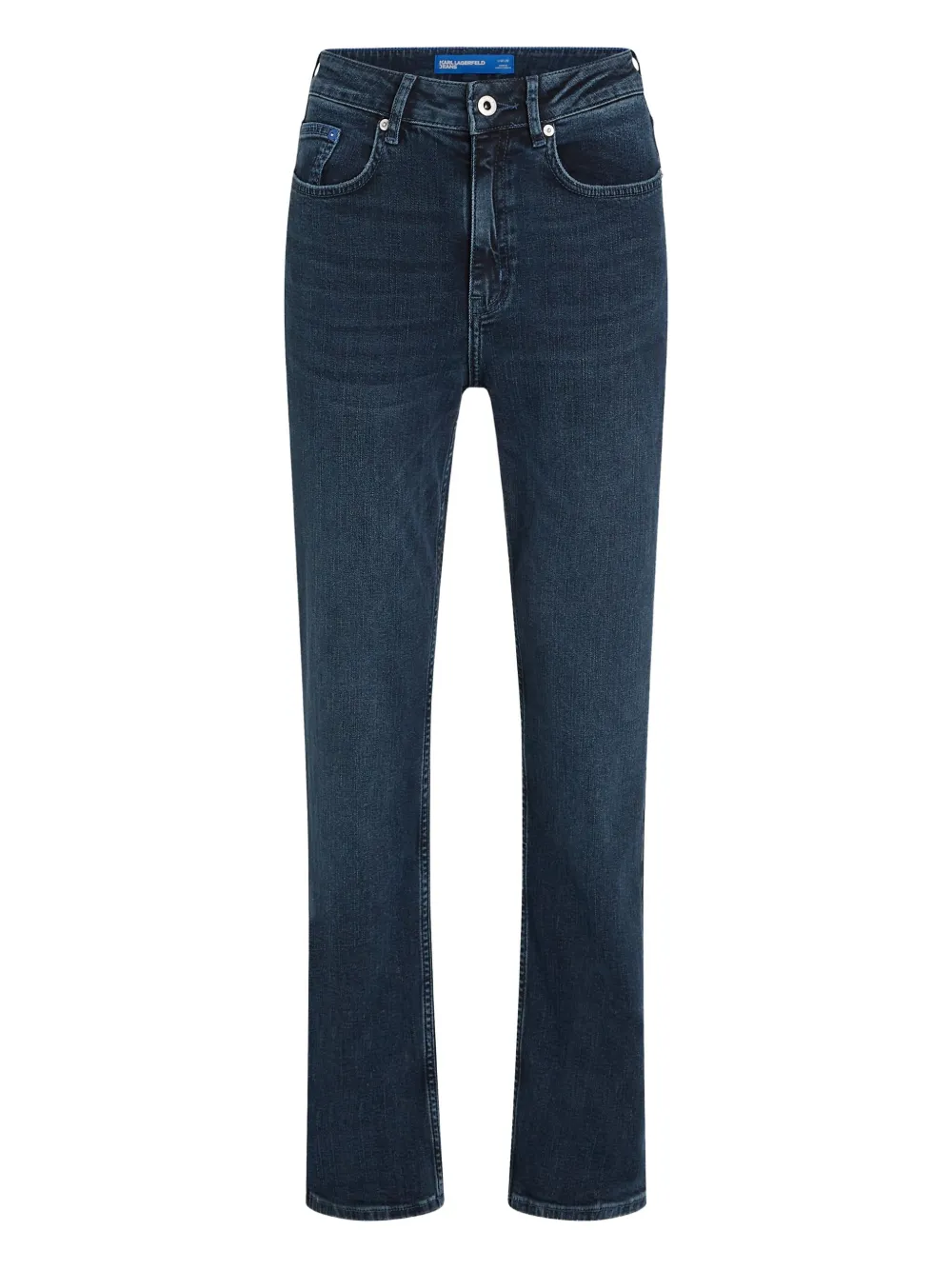 

Прямые джинсы с завышенной талией Karl Lagerfeld Jeans, синий