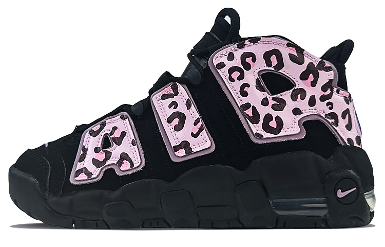 

Кроссовки Nike Air More Uptempo Vintage Basketball Shoes Women's High-Top Pink