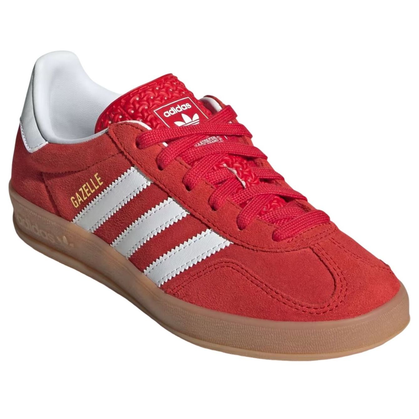 (GS) Adidas Gazelle Indoor 'Better Scarlet Cloud White Gum' — фото 2