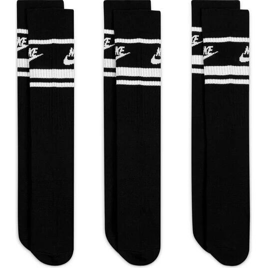 

Носки на каждый день NSW Essential Crew Nike, цвет Schwarz/Weiß/Schwarz