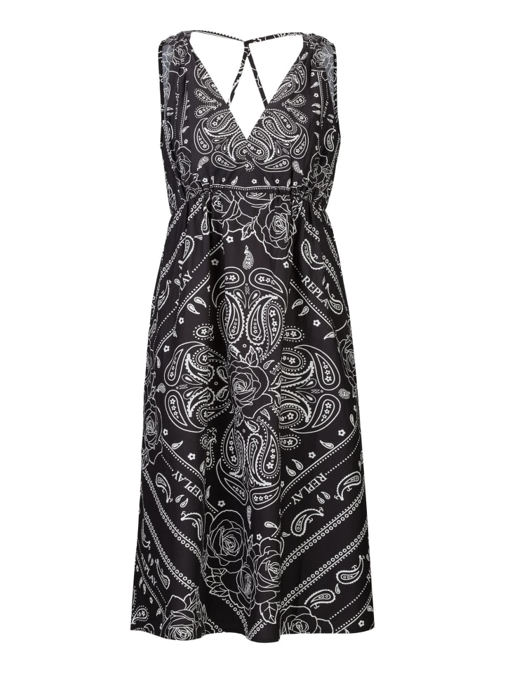 

Платье Replay, цвет white/black
