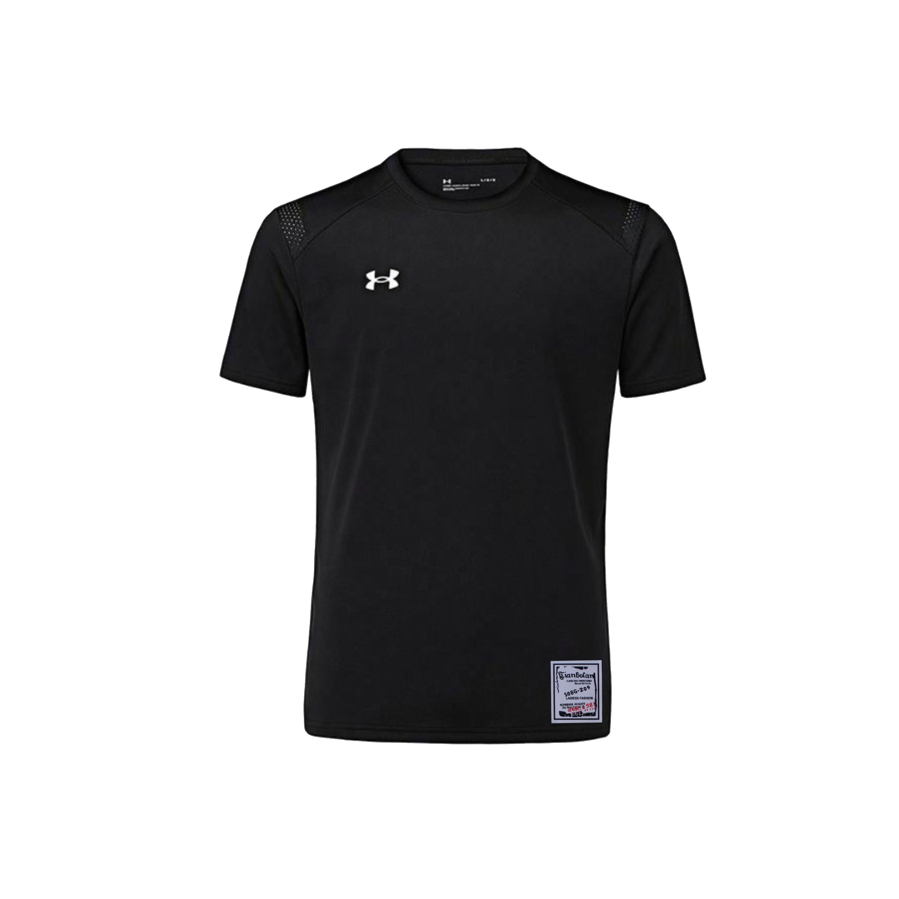 

Under Armour Футболка унисекс черная, Черный, Under Armour Футболка унисекс черная