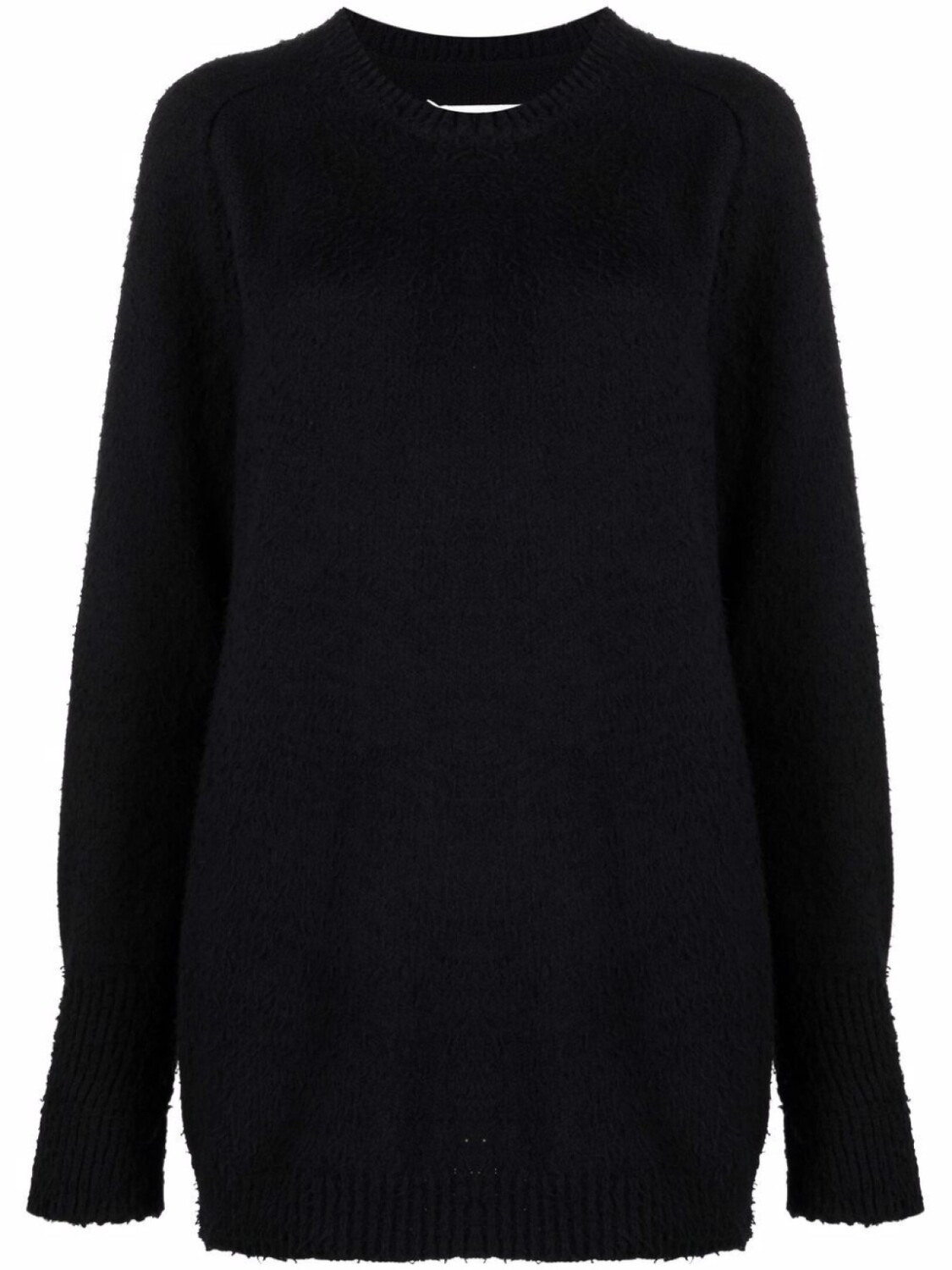 

Maison Margiela фактурный джемпер с круглым вырезом, черный