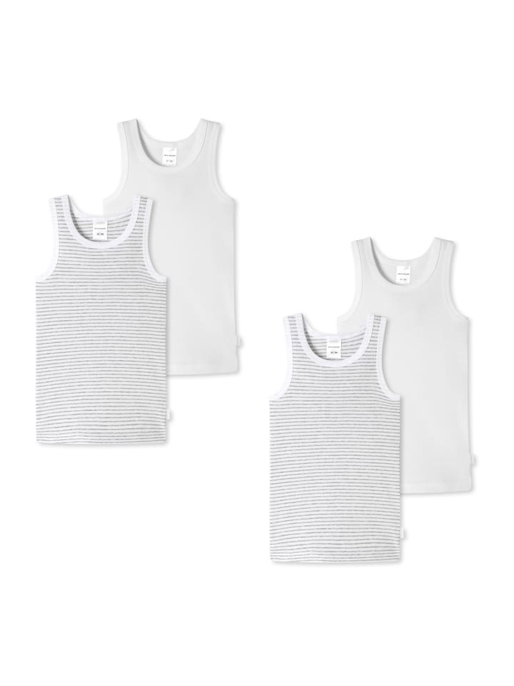 

Майка Schiesser, синий/серый