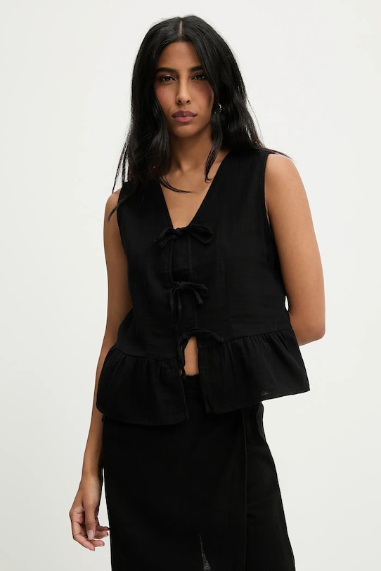 

Хлопковая блузка Answear.Lab, черный