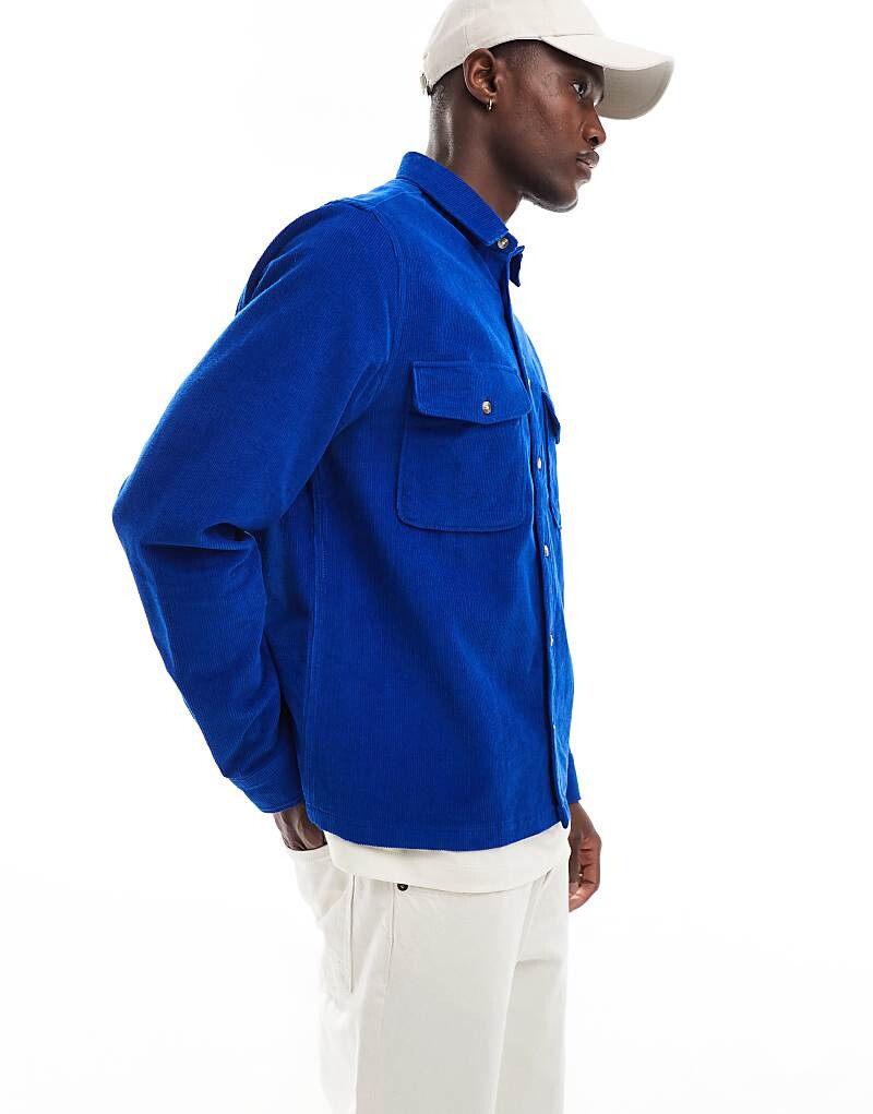 

ASOS DESIGN – вельветовая рубашка оверсайз Cobalt Box