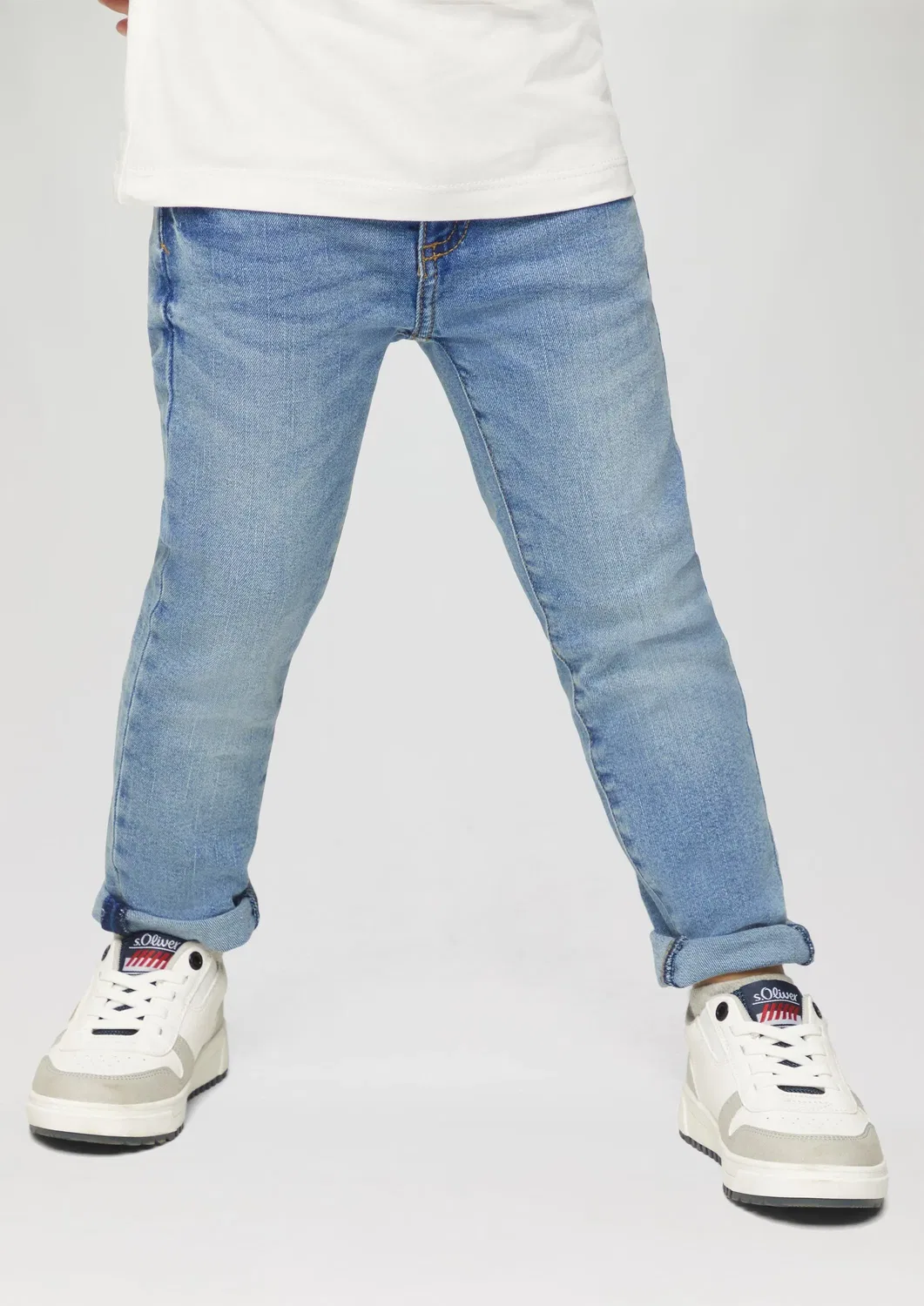 Джинсы slim fit s.Oliver, голубой — фото 4