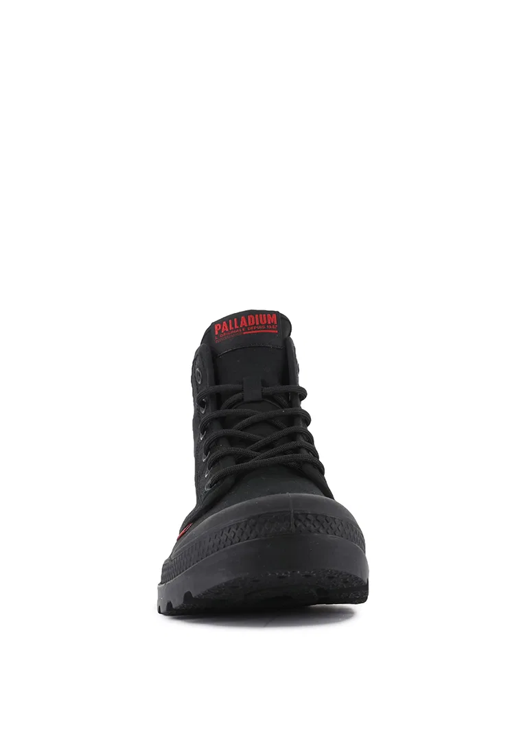 Ботинки женские, высокие, на каблуке, PAMPA HI DARE II CANVAS, UNISEX Palladium, черный — фото 4