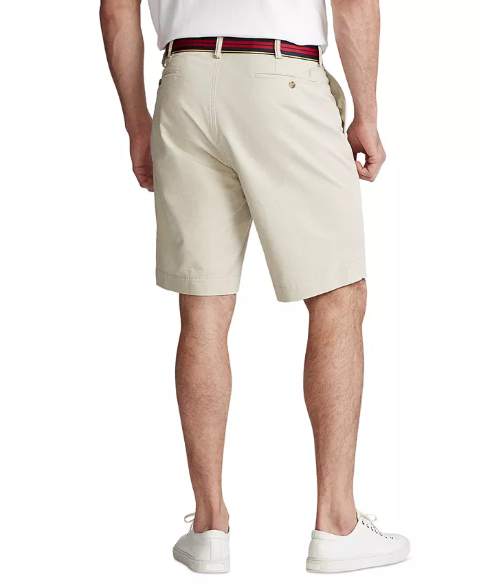Мужские классические укороченные шорты чинос Big & Tall с эластичной тканью Polo Ralph Lauren, коричневый/бежевый — фото 2