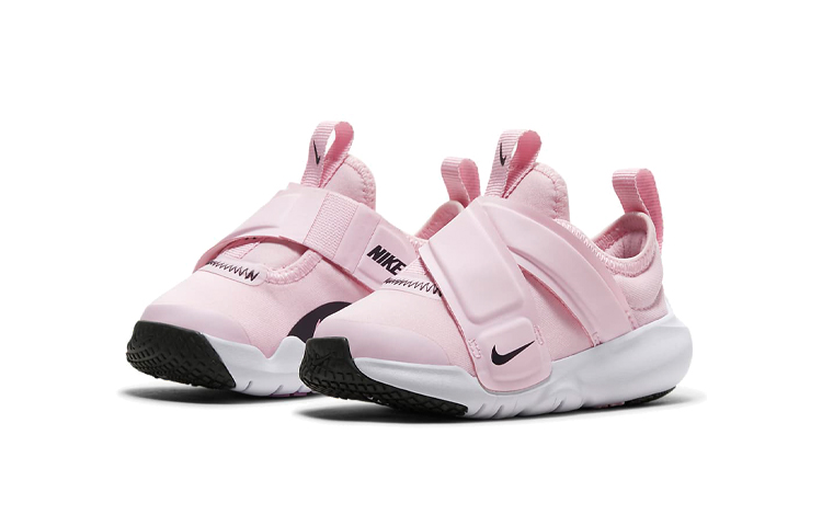Nike Низкие беговые кроссовки Pink с противоскользящей подошвой и дышащим верхом для малышей — фото 4
