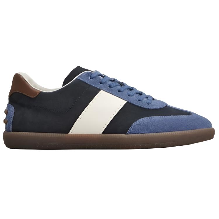 TOD'S Кроссовки Tabs Low top для скейтбординга мужские, темно-синие — фото 3