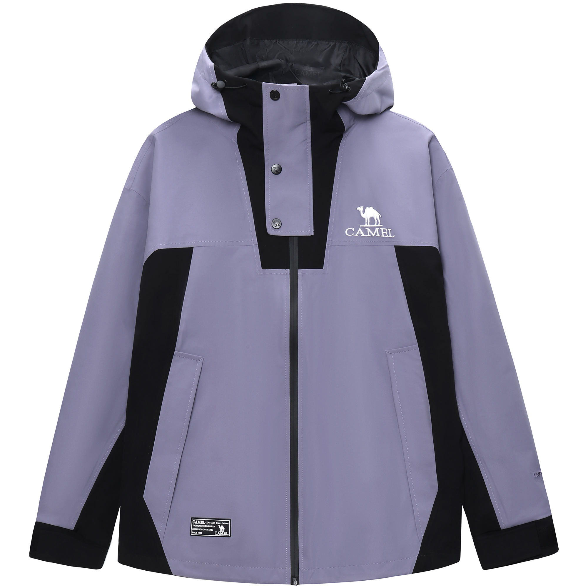 

CAMEL Капсульная ветровка Unisex, Brush Sleeve Purple/Phantom Black
