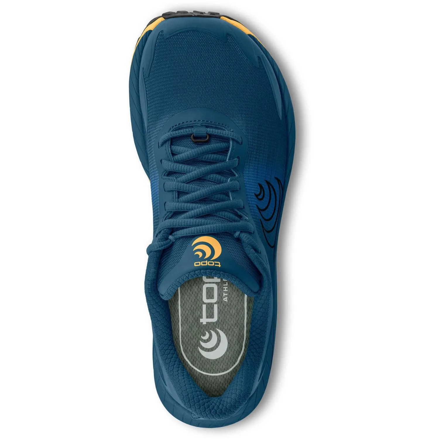 Мужские кроссовки MTN Racer 4 для трейлраннинга Topo Athletic, Navy/Orange — фото 4