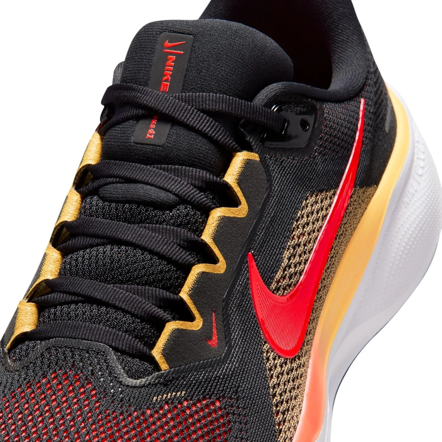 Мужские беговые кроссовки Nike Pegasus 41 FD2722, Black Bright Crimson Topaz Gol — фото 2