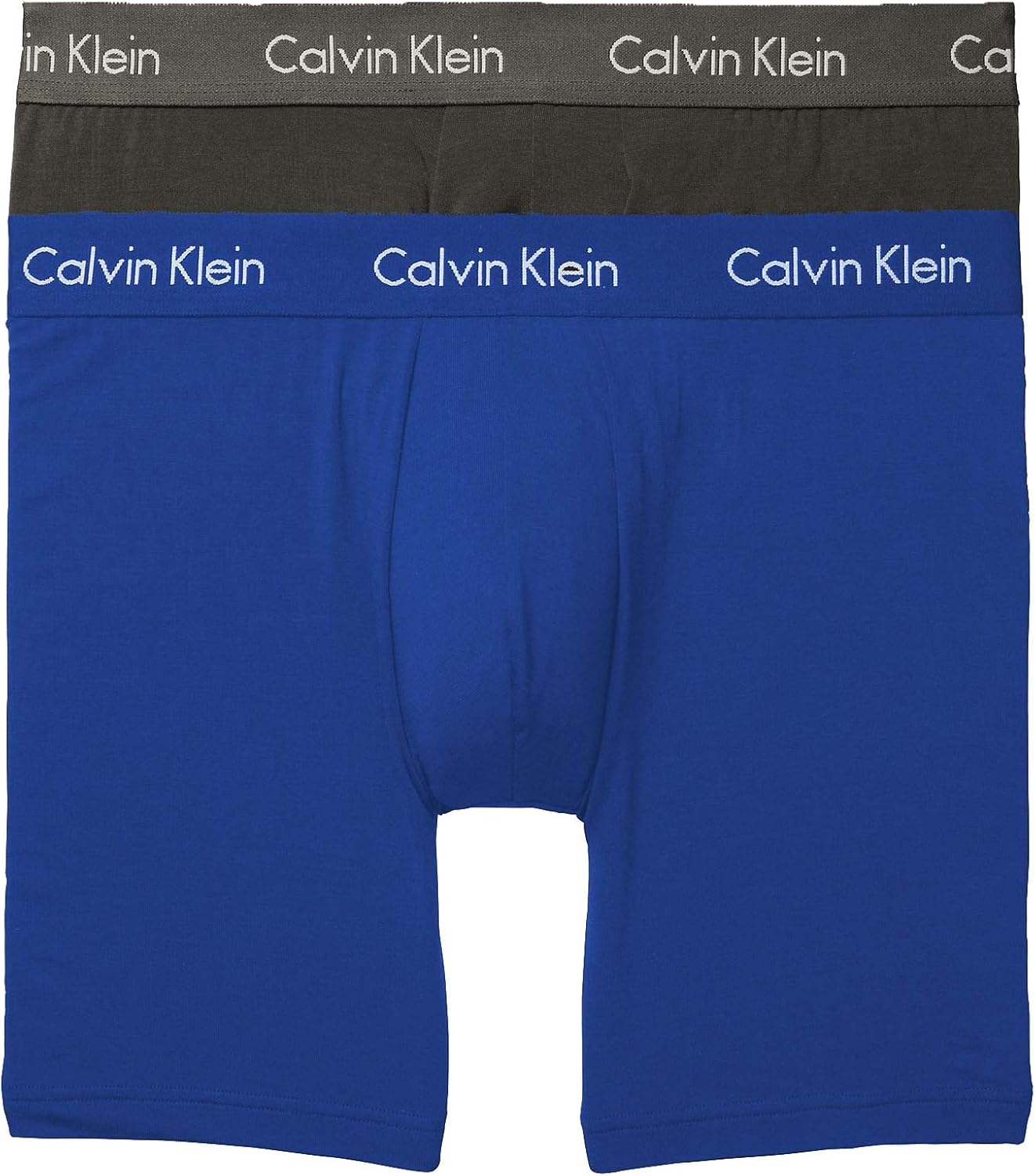 

Мужские боксеры Calvin Klein из хлопкового модала, 2 шт., Blue(Np2184-488)/Grey