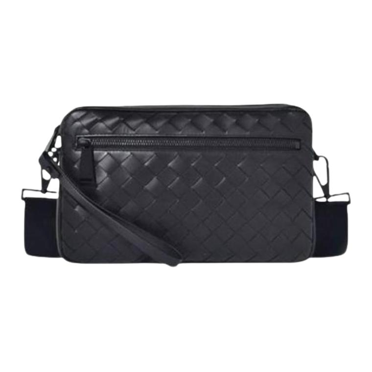 Bottega Veneta Интриччато однотонная сумка через плечо маленькая женская морская синяя — фото 2