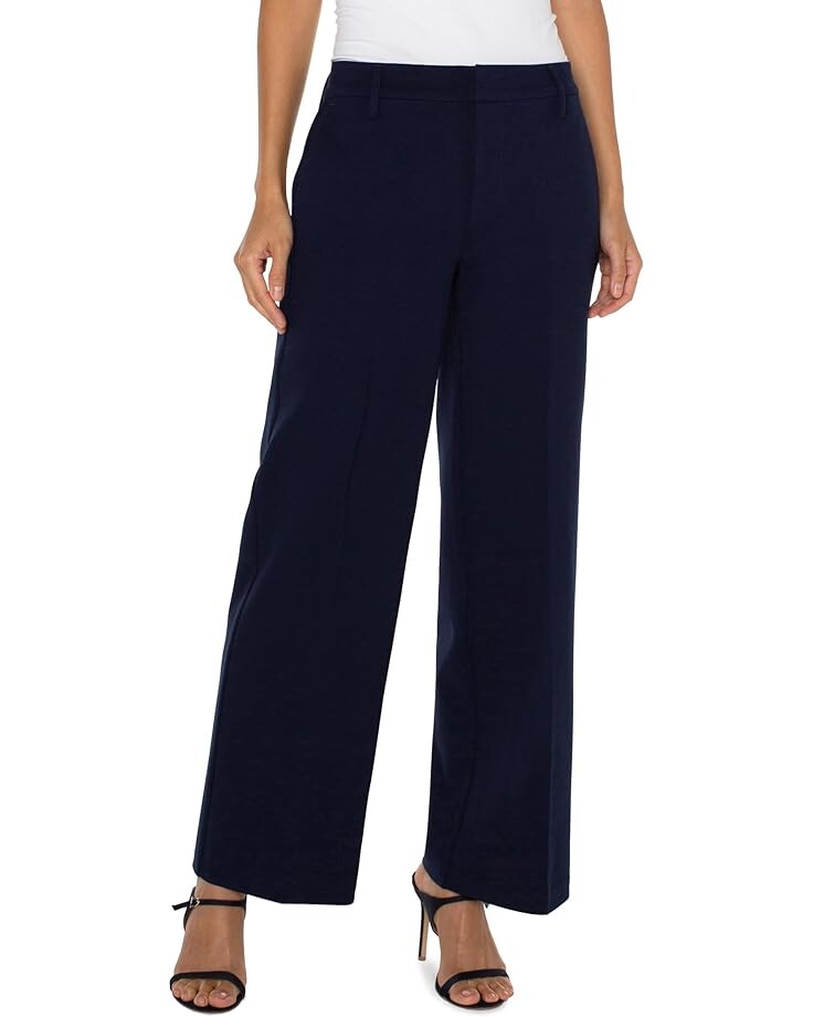 

Брюки Liverpool Los Angeles Kelsey Wide Leg Trouser Ponte, цвет Cadet Blue
