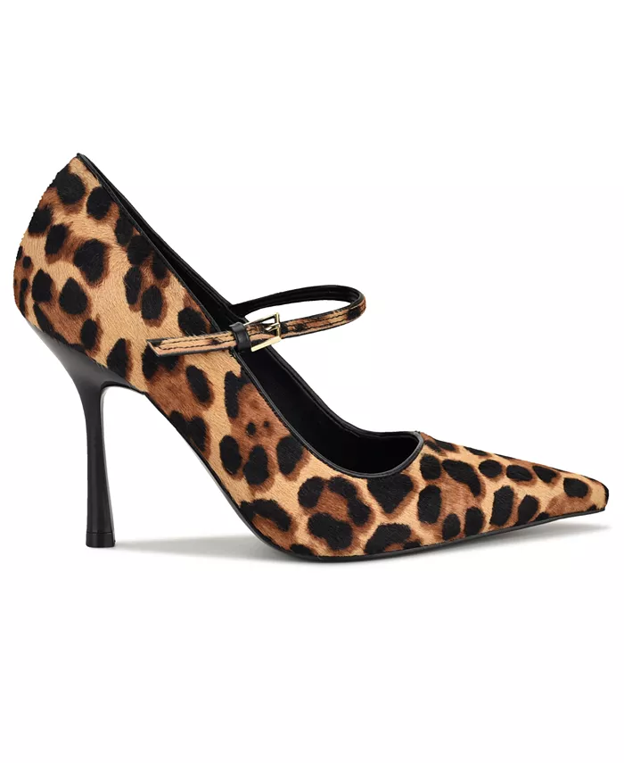 Женские туфли-лодочки Jinnie Mary Jane на шпильке Nine West, коричневый — фото 2