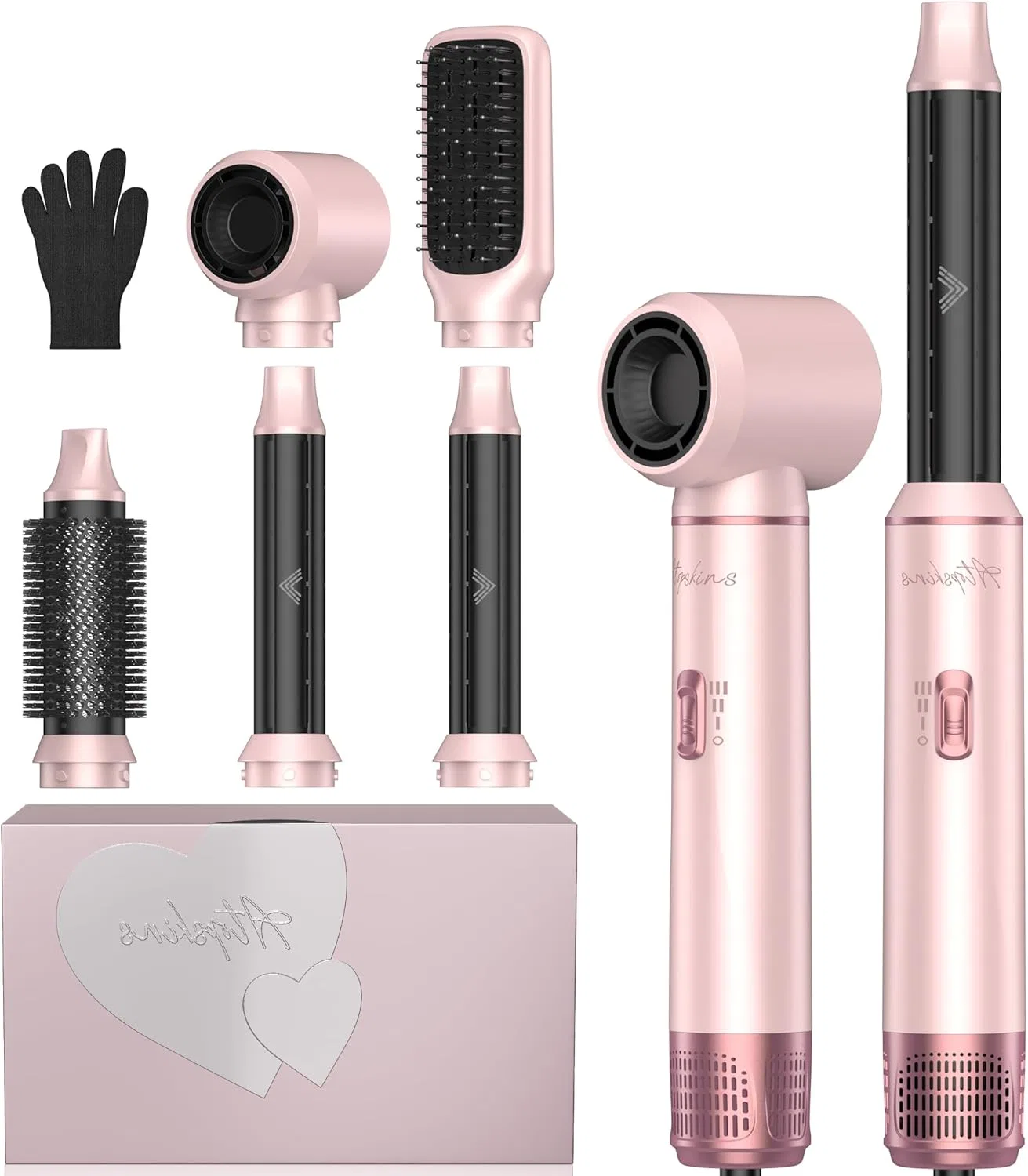Набор для укладки волос 5 в 1 «Air Styler» от Atopskins Atopskins, Cream Pink